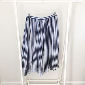 Joie Striped Midi Skirt
